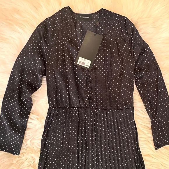 The Kooples - Tête d'Épingle Polka Dot Maxi Dress - Picture 4 of 7